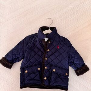 Polo Navy Quilted Jacket